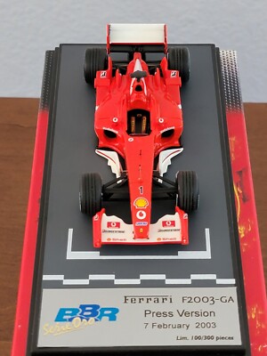 BBR 1/43 Ferrari F2003-GA Press Version 7 February 2003 100/300 | eBay