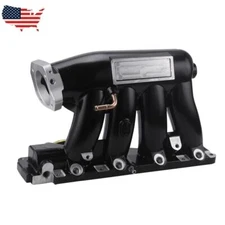 Black Intake Manifold K-series For 06-11 Honda Civic 04-08 Acura K24A2 TSX
