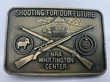 NRA National Rifle Association / NRA Whittington Center Vintage Belt Buckle