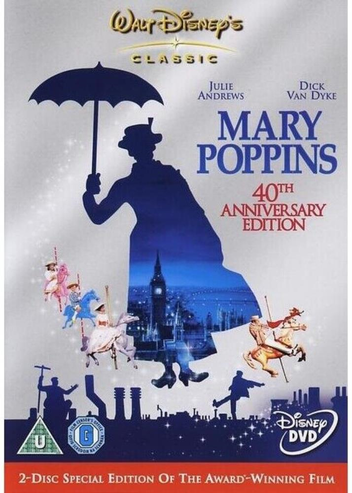 Mary Poppins 40th Anniversary Edition DVD (2005) FREE SHIPPING