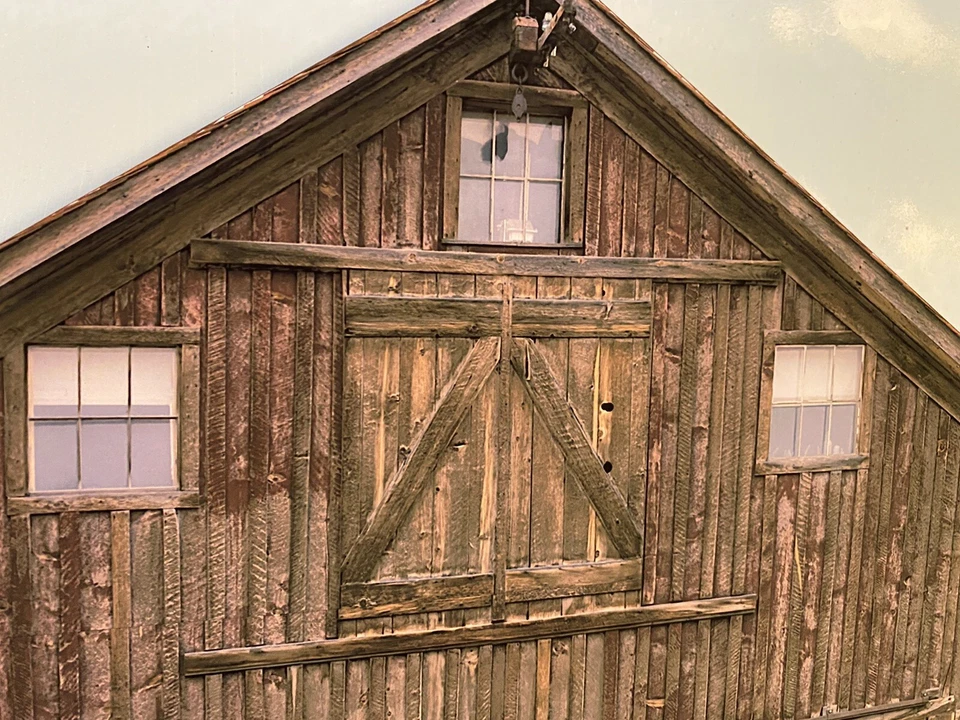 1/16 Scale Scratch Built "BROWN BARN" Garage Farm Building Flat Front 4 Tractors - Image 4 of 4