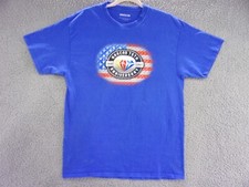 Nascar Shirt Mens Large 75th Anniversary Blue 1948-2023 Racing