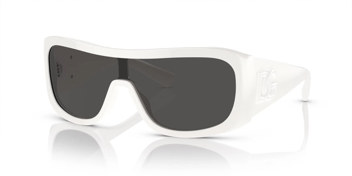 Preços baixos em Óculos de Sol Dolce&Gabbana Branco Cinza Para