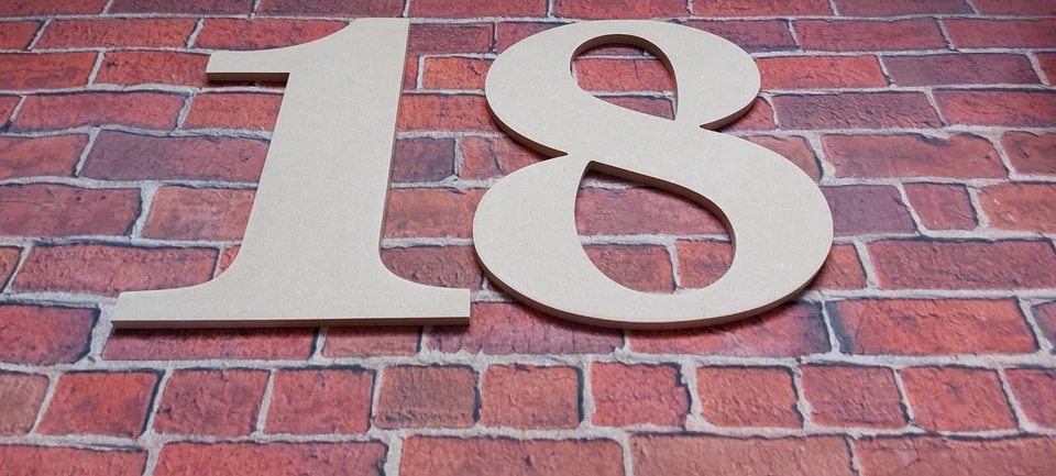 Wooden Letters Numbers Alphabet Sign Wedding Nursery Craft-10 cm to 50 cm - Image 4 of 4