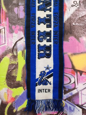Écharpe Football Inter Milan Vintage 1990s | LineUp. Vintage Football Store