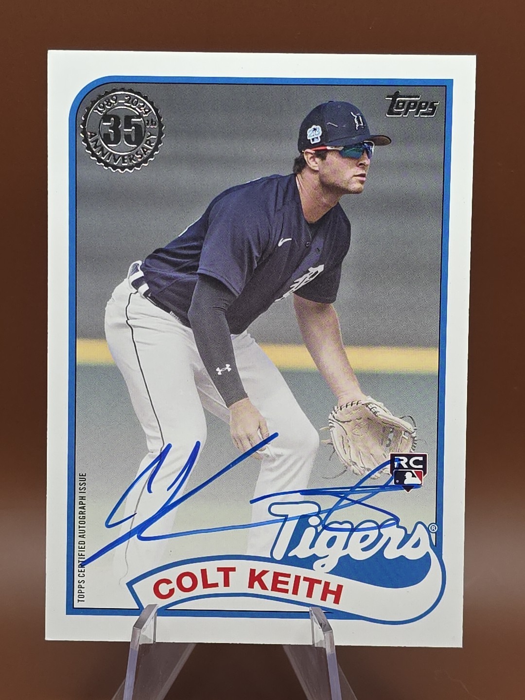 COLT KEITH 2024 Topps Update 1989 35th Auto Rookie RC Detroit Tigers #89BA-CKE