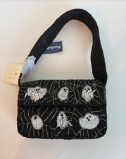 New Release Sol & Mer Halloween Black Ghost Beaded Shoulder Bag Viral TikTok