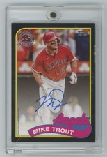 2024 Topps 1989 Baseball 35th Anniversary Autographs (Series One) Mike Trout