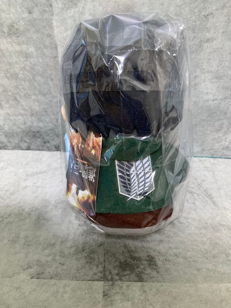 Attack On Titan Levi Sitting Plush Toy - Survey Corps Wings of Freedom Used thumbnail 2