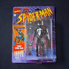 Hasbro Marvel Legends Retro Card Symbiote Spider-Man Action Figure New