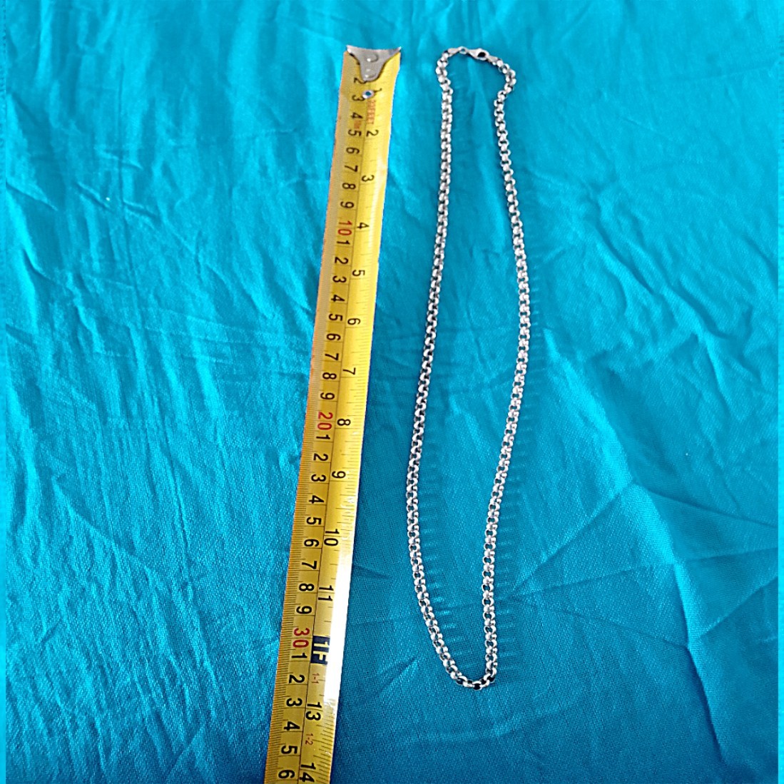 🩶 Mens 925 Solid sterling silver  60cm necklace … - image 3