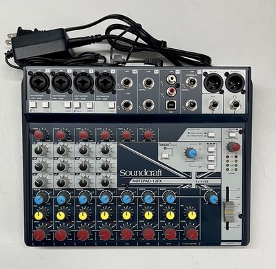 Soundcraft Notepad-12FX 12-Channel Mixer w/ 4x4 USB Interface + Lexicon Effects
