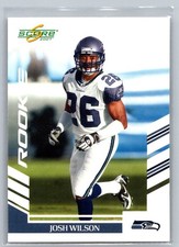 Josh Wilson 291 2007 Score RC Factory Set Updates Rookie Seattle Seahawks Card