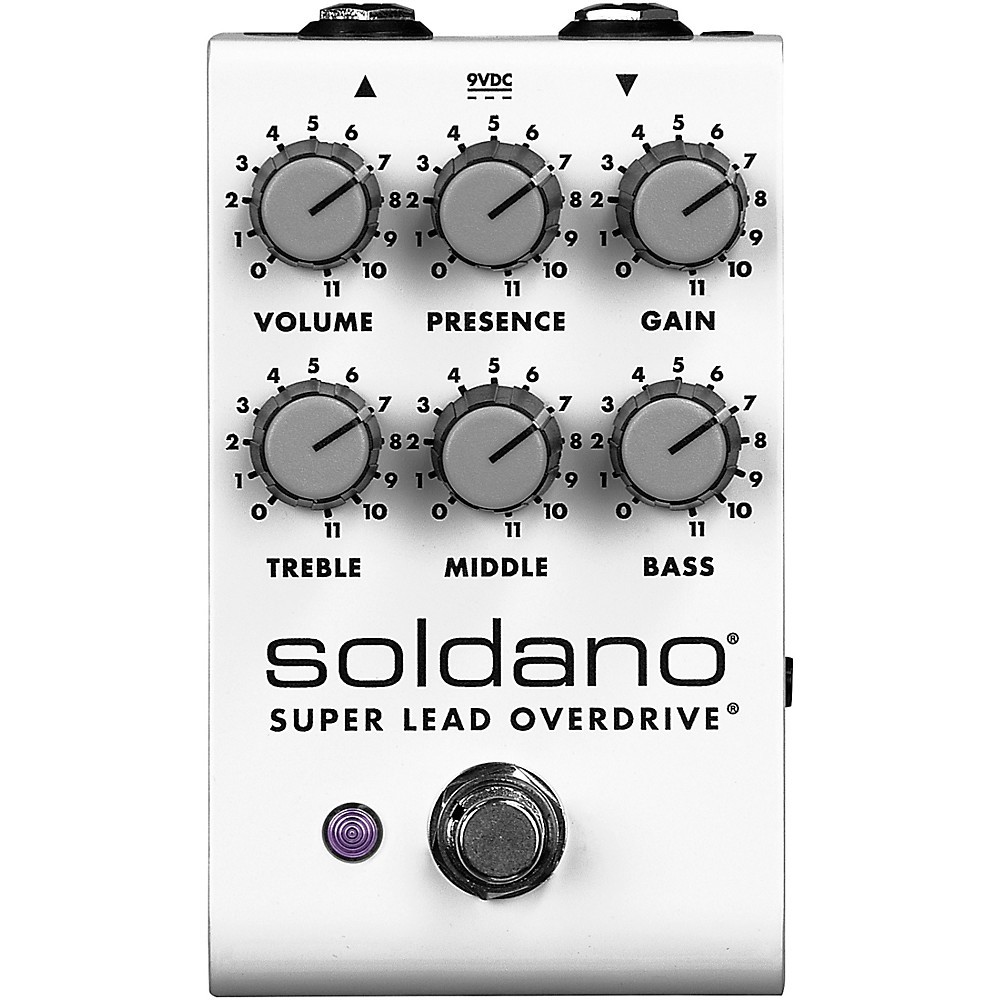 Педаль эффектов Soldano Super Lead Overdrive Белый 26290₽