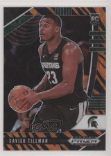 2020-21 Panini Prizm Draft Picks Choice Tiger Stripes Xavier Tillman #22 1u6