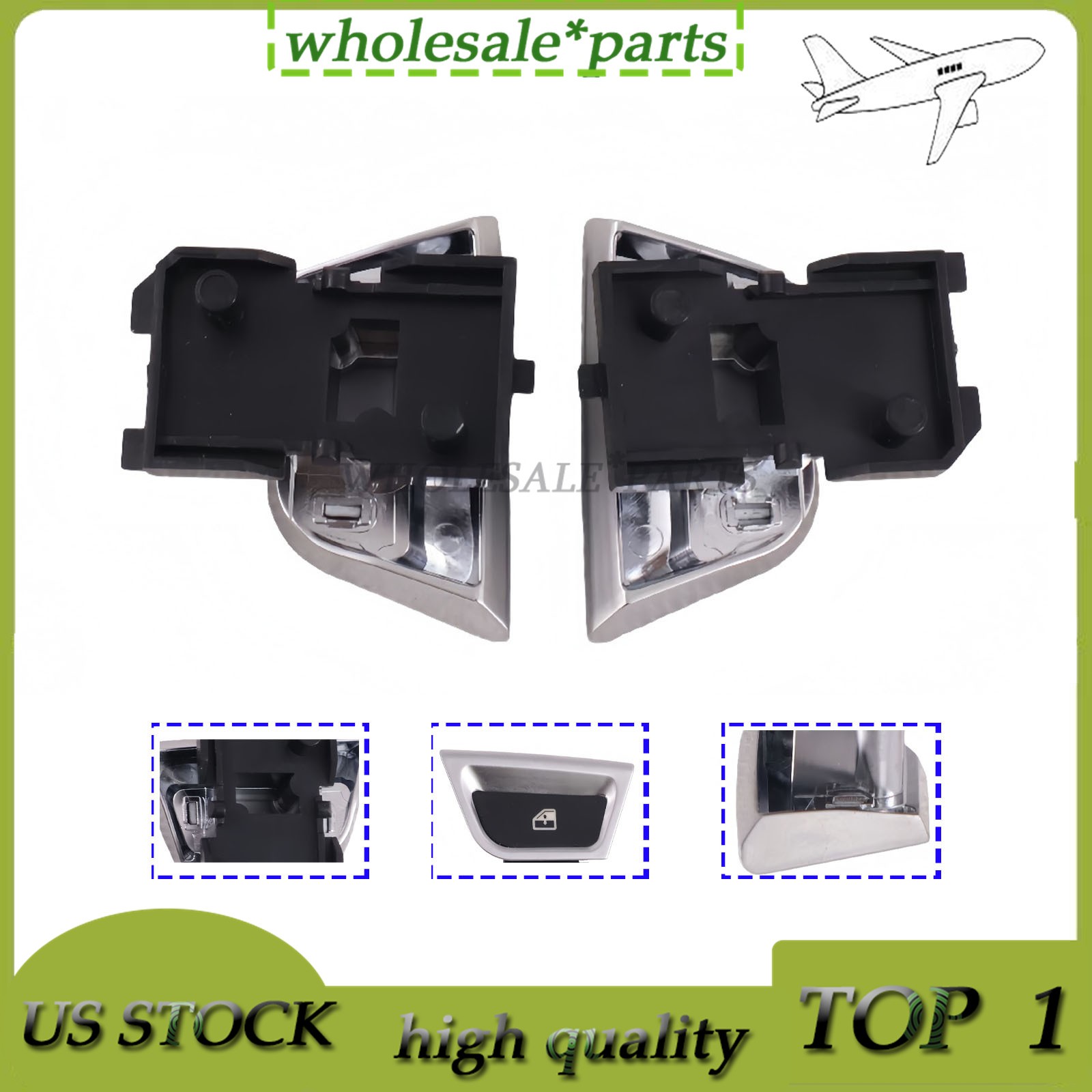 Pair Power Window Button Fits For Ferrari California T Support Base Bracket