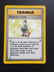 Vintage Pokemon TCG - Pokemon Trader 77/102 Trainer Card - Base Set - LP/MP