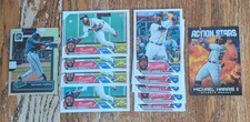 2023 Topps Michael Harris II Rookie x4, Debut x5, Action Stars, 2022 Donruss