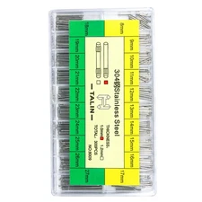 Single/Double End 1.2/1.0mm Steel Knurled Watch Band Bar Strap Link Pin g