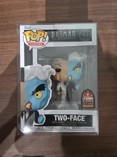 Funko Pop Heroes Batman The Animated Series Two Face L.A. Comic Con 2021 Exclusi