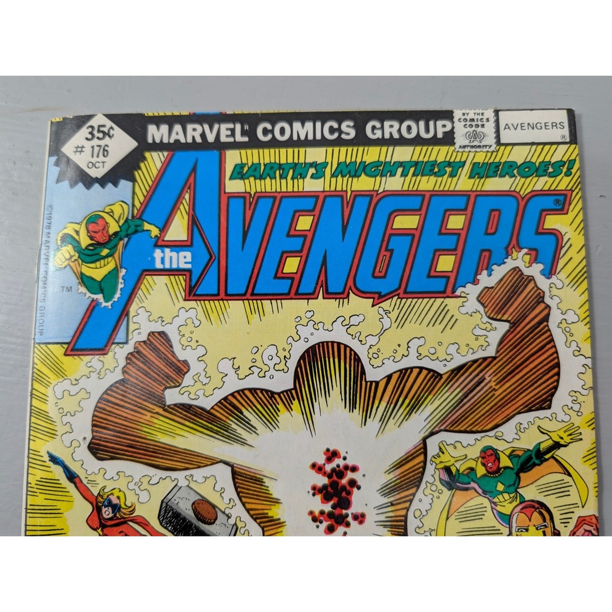 Avengers #176 Marvel Comic Book October 1978 Destiny Hunt Bronze