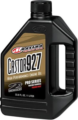 Maxima Castor 927 Pro Series 2T Racing Motor Oil 1 L Qt Polaris Indy 900 05-06