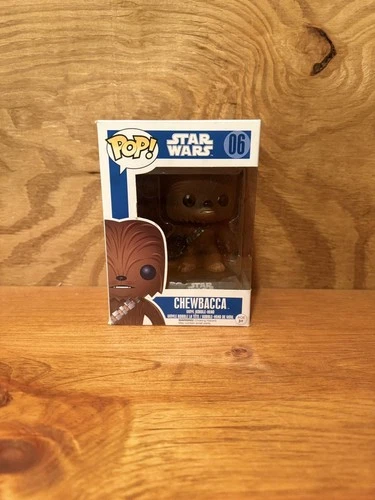 Funko Pop! #06: Star Wars Chewbacca Blue Box Large Font -  First Release