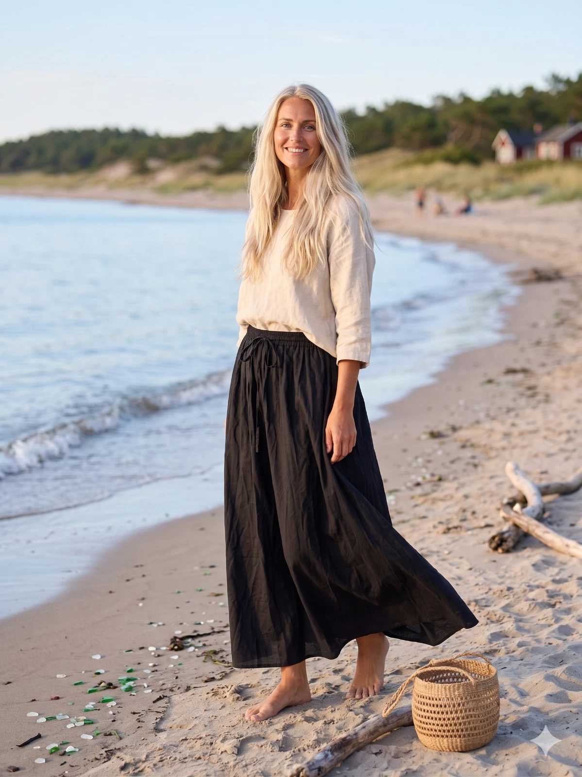 Indian Long Black Cotton Solid Skirt Women's Clothing Partywear skirt US