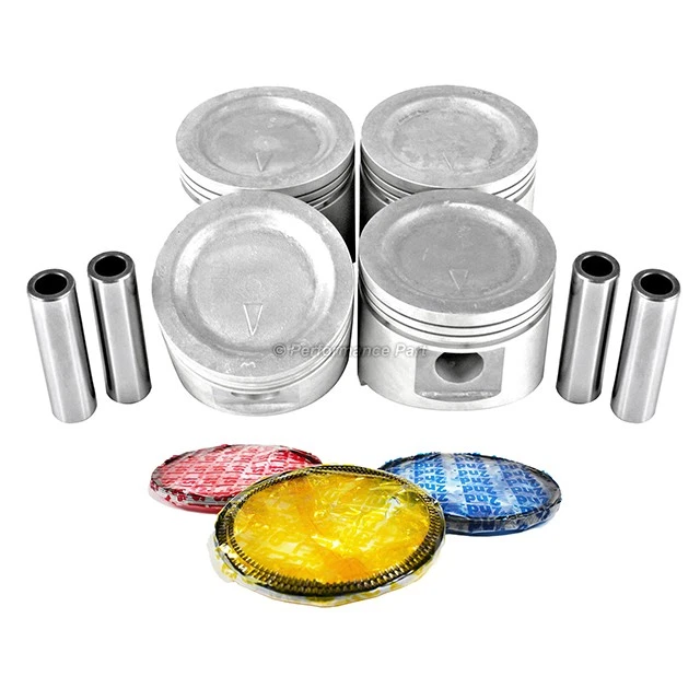 Pistons w/ Rings for 83-89 Chrysler 2.6L L4 SOHC 8v - Image 2 of 3