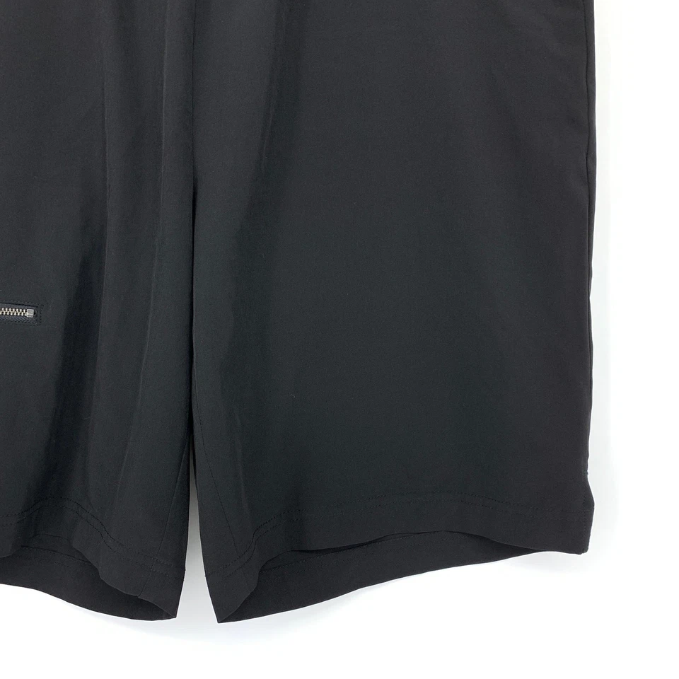Pantalones Cortos Chicos Zenergy Activewear Para Mujer Talla 2.5 EE. UU. 14 Negros Bolsillos con Cremallera  Foto 4 de 4