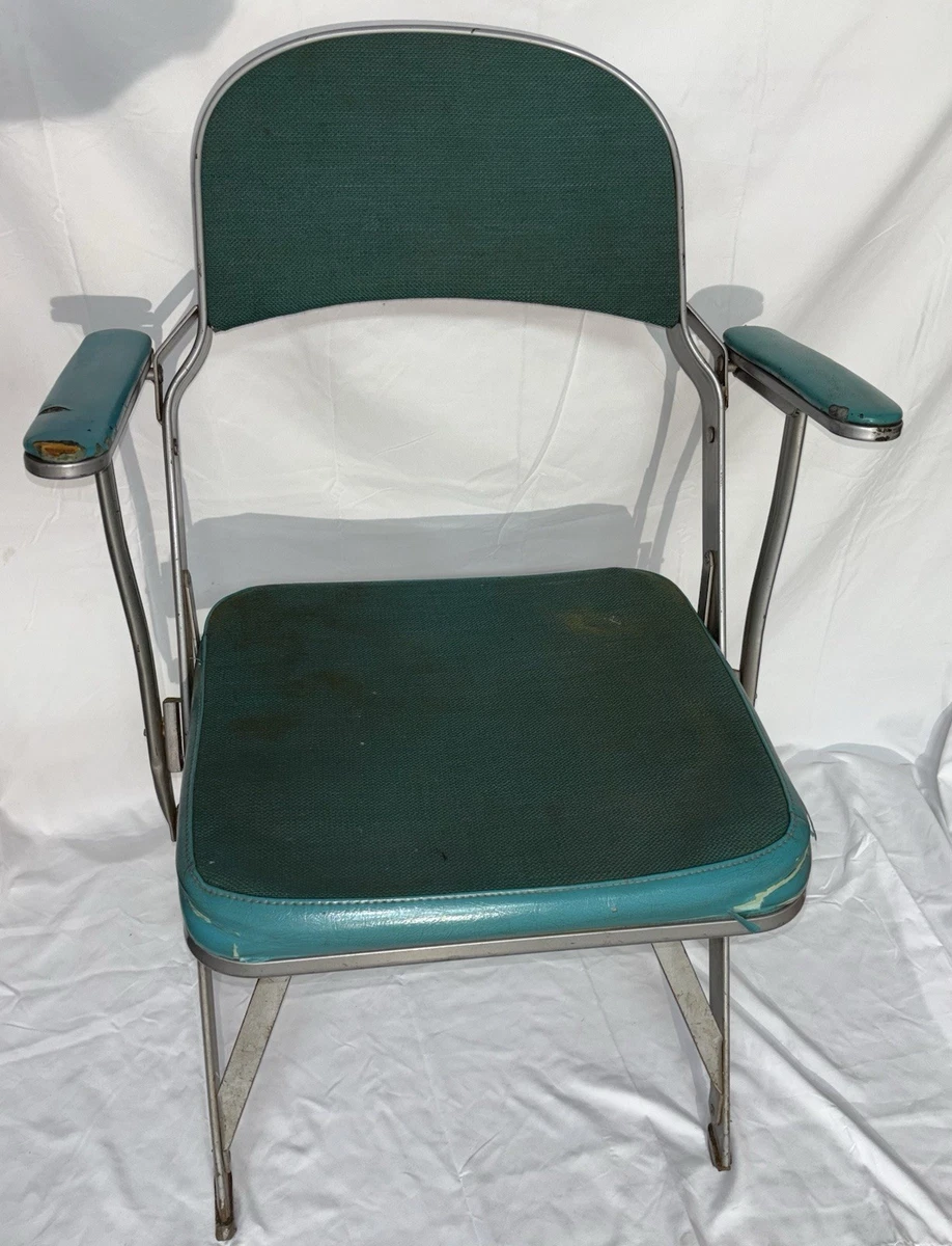Metal Antique Chairs Antique Folding 1920-1949 Time Period