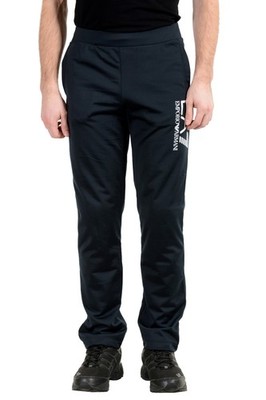 Emporio Armani EA7 ''Train Big'' Men's Dark Blue Fleece Track Sweat Pants