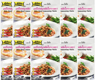 Thai Holy Basil Seasoning Paste 50g. (pack Of 10)