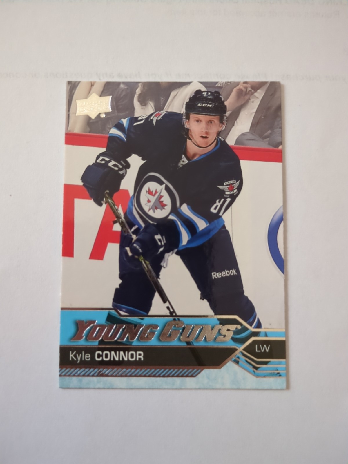 2016-17 Upper Deck #212 Kyle Connor YOUNG GUNS Rookie Card 