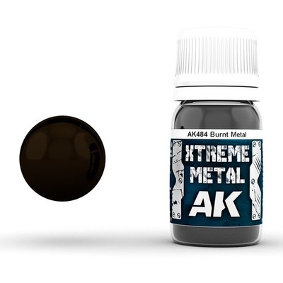 Xtreme Metal Burnt Metal Paint von AK Interactive - Hochwertiges Metallic Finish