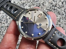 VINTAGE RADO STARLINER AUTOMATIC DATE SWISS MADE SS VINTAGE DAY NIGHT GENTS 4.