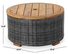 Safavieh ANGUILLA WICKER COFFEE TABLE, Reduced Price 2172777873 CPT2103B