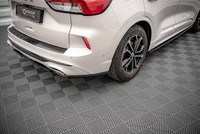 Maxton Design Diffusor Flaps Passend FüR Ford Kuga St-Line Mk3 Schwarz Hochglanz