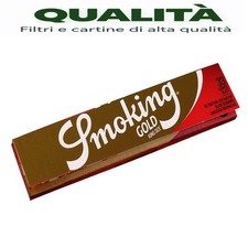 Smoking Oro Cartine Lunghe King Size Slim 110mm - 50 Libretti Originali