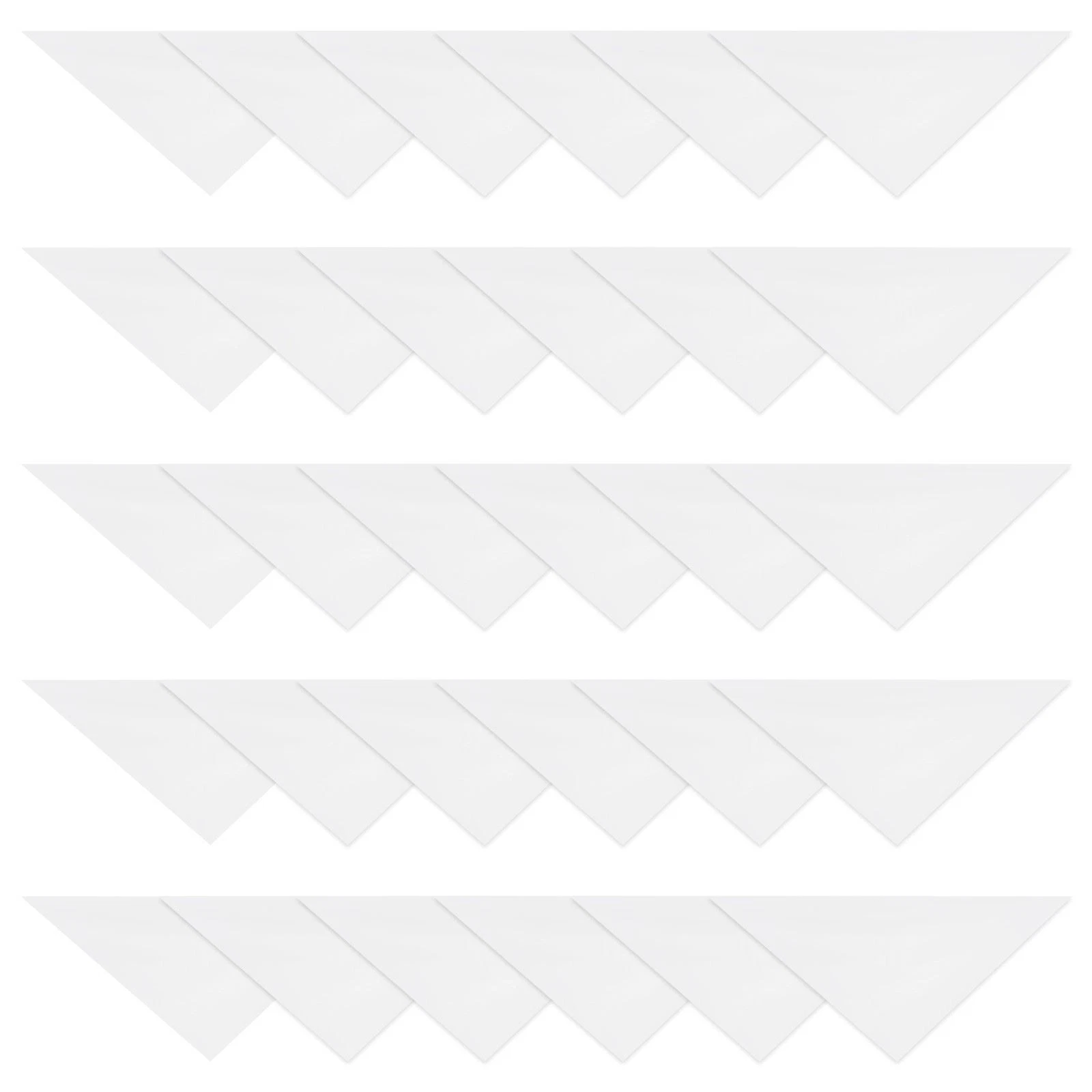 30 Pcs Sublimation Blank Pet Bandana Heat Transfer Washable DIY Triangle