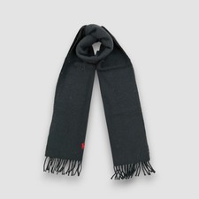 Polo Ralph Lauren Wool Scarf Vintage Classic Fringe Warmer Winter Scarves 11x60