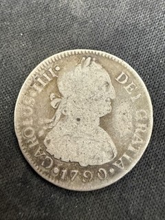 1790 NG M 2 Reales Guatemala silver .896 Lot 4258