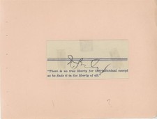 Irving Berlin-Vintage Clipped Signature affixed to Album Page