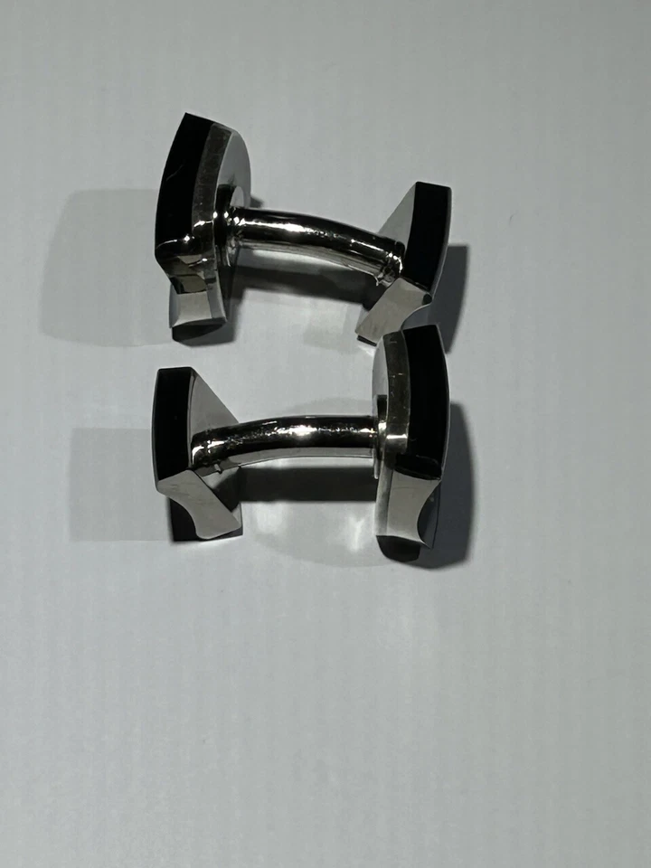 Tiffany & Co 925Ti Titanium Square w Galaxy finish in BLK Stamped NY T&Co 1837 - Image 3 of 4