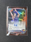 2025-26 Bowman Chrome Kohl Rosario 1st Bowman Rookie Orange Reptilian Auto /25