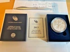 2013-W Proof $1 American Silver Eagle Box, OGP & COA