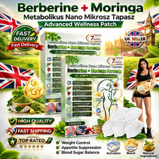 Moringa  Berberine 10-IN-1 Advanced Nano Microneedle Patch - 7pcs/box 1-3 BOX 