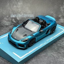 1PC NEW Minichamps 1:18 Porsche 718 SPYDER RS 2024 WEISSACH alloy car model