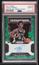 2021 Prizm Sensational Signatures Choice Green 2/8 Joshua Primo PSA 10 Auto dq2