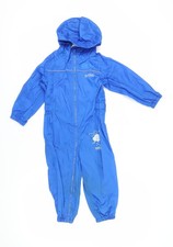 Regatta Boys Blue Snowsuit 9 Months Hooded Winter Outdoor